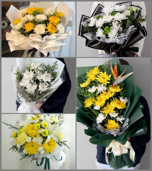 贵州铜仁市沿河县和平镇花花桥社区白事花束代送